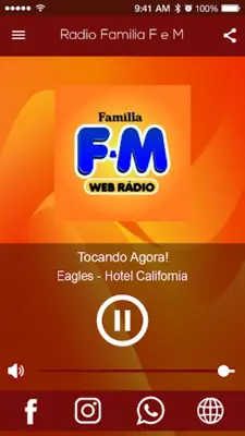 Radio Familia F e M android App screenshot 0